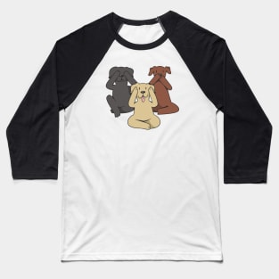 3 WISE DOGS Baseball T-Shirt